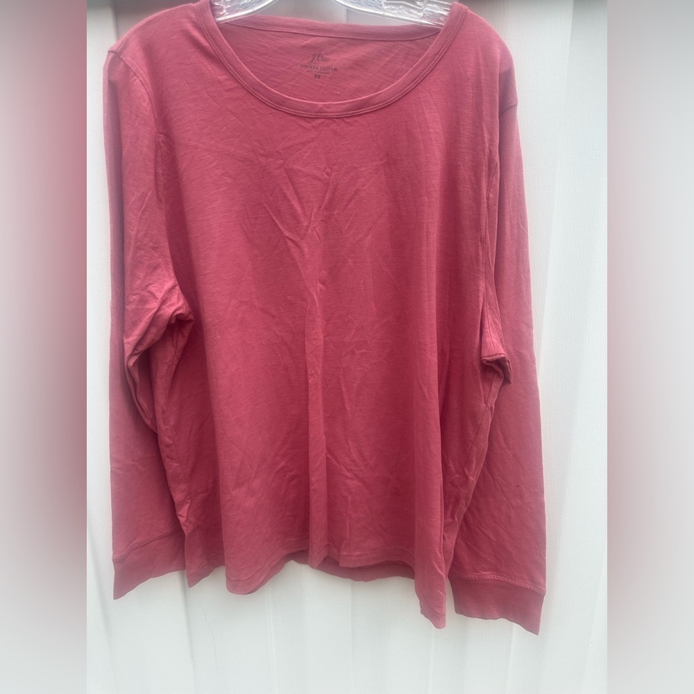 J. Crew Women's Long Sleeve Rose Sweatshirt